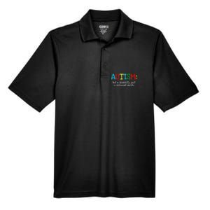 Autistic Gifts Adult Different Ability Autism Awareness Men's Origin Performance Pique Polo