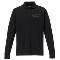 Autistic Gifts Adult Different Ability Autism Awareness Performance Long Sleeve Polo