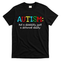 Autistic Gifts Adult Different Ability Autism Awareness T-Shirt