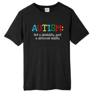 Autistic Gifts Adult Different Ability Autism Awareness Tall Fusion ChromaSoft Performance T-Shirt