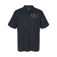 Autistic Gifts Adult Different Ability Autism Awareness Softstyle Adult Sport Polo