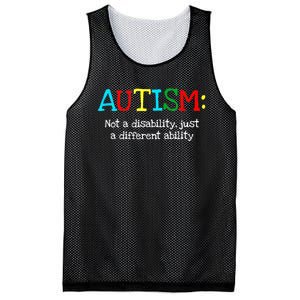 Autistic Gifts Adult Different Ability Autism Awareness Mesh Reversible Basketball Jersey Tank