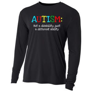 Autistic Gifts Adult Different Ability Autism Awareness Cooling Performance Long Sleeve Crew