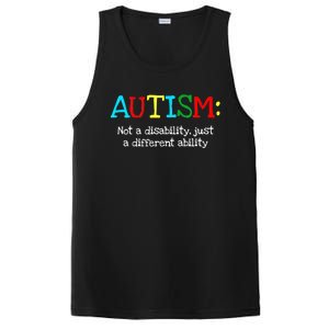 Autistic Gifts Adult Different Ability Autism Awareness PosiCharge Competitor Tank