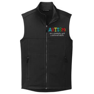 Autistic Gifts Adult Different Ability Autism Awareness Collective Smooth Fleece Vest