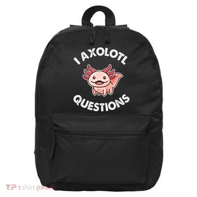 Axolotl Gift 16 in Basic Backpack