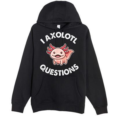 Axolotl Gift Premium Pullover Hoodie