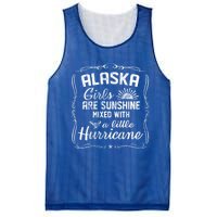 Alaska Girls Are Sunshine Mixed With A Little Hurricane Cool Gift Mesh Reversible Basketball Jersey Tank