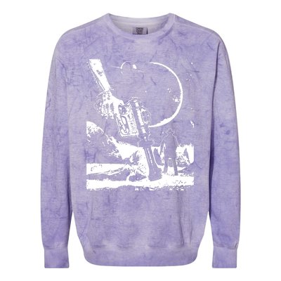 Alien Gunslinger Colorblast Crewneck Sweatshirt