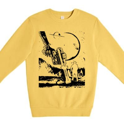 Alien Gunslinger Premium Crewneck Sweatshirt