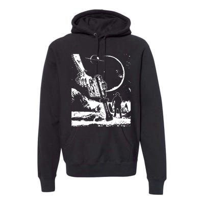 Alien Gunslinger Premium Hoodie