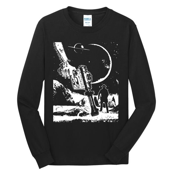 Alien Gunslinger Tall Long Sleeve T-Shirt