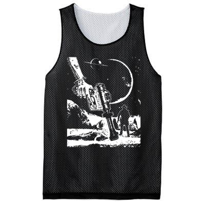 Alien Gunslinger Mesh Reversible Basketball Jersey Tank