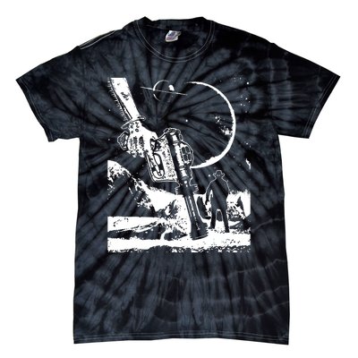 Alien Gunslinger Tie-Dye T-Shirt