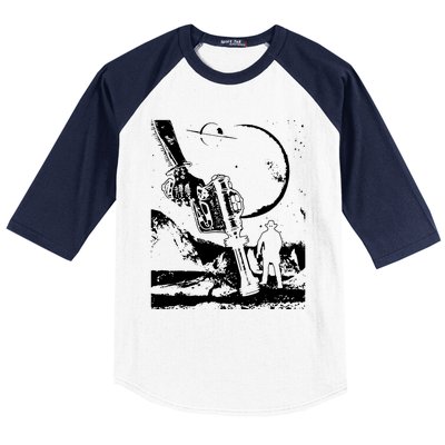 Alien Gunslinger Baseball Sleeve Shirt