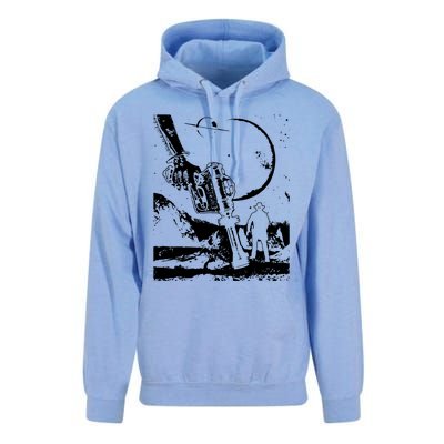 Alien Gunslinger Unisex Surf Hoodie