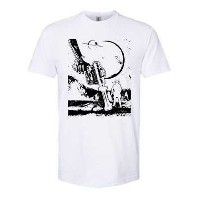 Alien Gunslinger Softstyle CVC T-Shirt