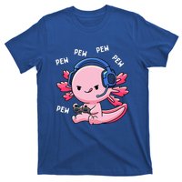 Axolotl Gaming Anime Video Game Pew Gamer T-Shirt