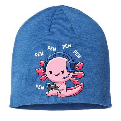 Axolotl Gaming Anime Video Game Pew Gamer Sustainable Beanie