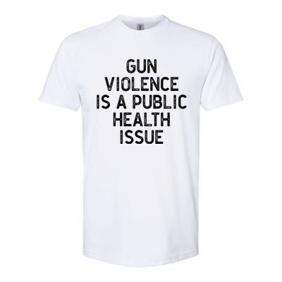 Anti Gun Awareness Enough End Gun Violence Softstyle® CVC T-Shirt