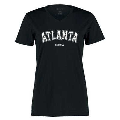 Atlanta Georgia Women's Momentum V-Neck T-Shirt