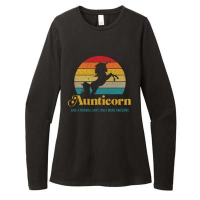 Aunticorn Gift Womens CVC Long Sleeve Shirt