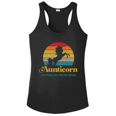 Aunticorn Gift Ladies PosiCharge Competitor Racerback Tank