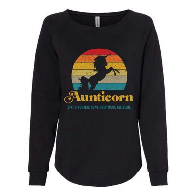 Aunticorn Gift Womens California Wash Sweatshirt