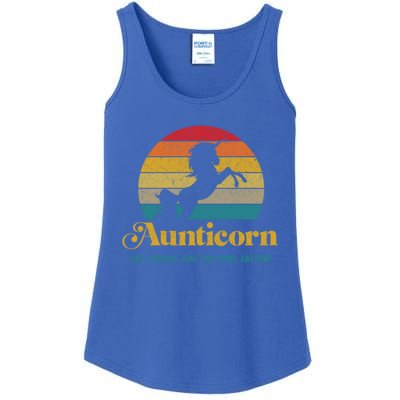 Aunticorn Gift Ladies Essential Tank