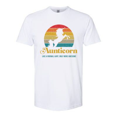 Aunticorn Gift Softstyle® CVC T-Shirt