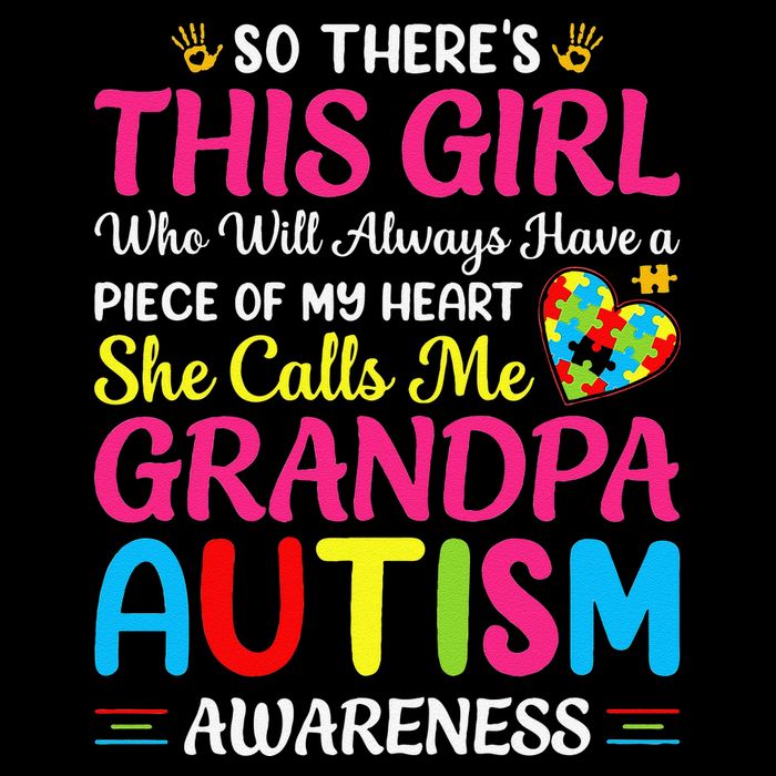 Autism Grandpa Autism Awareness Grandad Autism Motivation Cooling Performance Crew T-Shirt