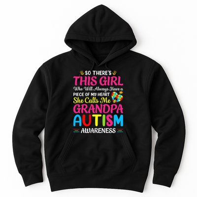 Autism Grandpa Autism Awareness Grandad Autism Motivation Hoodie