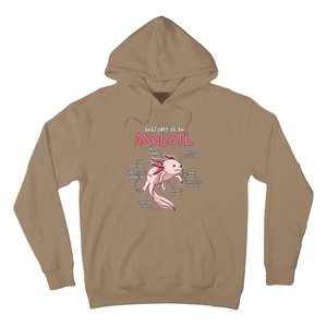 Axolotl Gift Axolotl Stuff Anatomy Of An Axolotl Hoodie