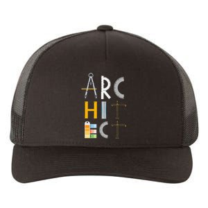 Architect Gifts Architecture Students Yupoong Adult 5-Panel Trucker Hat