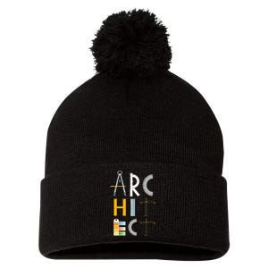 Architect Gifts Architecture Students Pom Pom 12in Knit Beanie