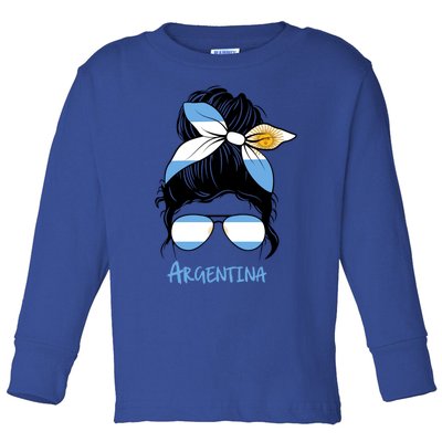 Argentinian Girl Argentina Girl Chica Argentine Gift Toddler Long Sleeve Shirt