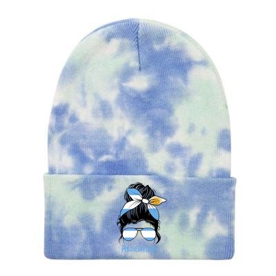 Argentinian Girl Argentina Girl Chica Argentine Gift Tie Dye 12in Knit Beanie