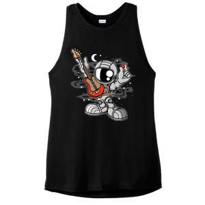 Astronaut Guitar Ladies PosiCharge Tri-Blend Wicking Tank