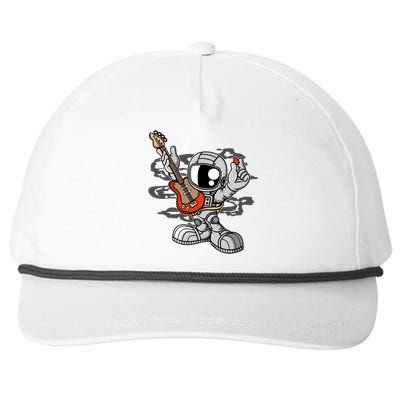 Astronaut Guitar Snapback Five-Panel Rope Hat