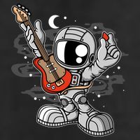 Astronaut Guitar 25L Jumbo Tote