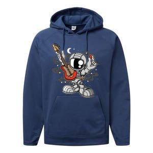 Astronaut Guitar Performance Fleece Hoodie