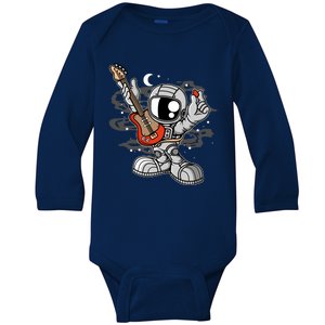 Astronaut Guitar Baby Long Sleeve Bodysuit