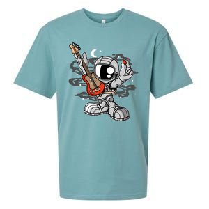 Astronaut Guitar Sueded Cloud Jersey T-Shirt