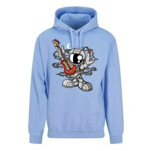 Astronaut Guitar Unisex Surf Hoodie