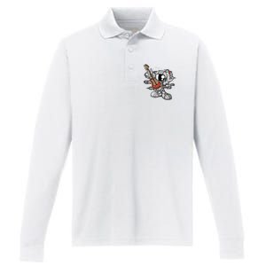 Astronaut Guitar Performance Long Sleeve Polo