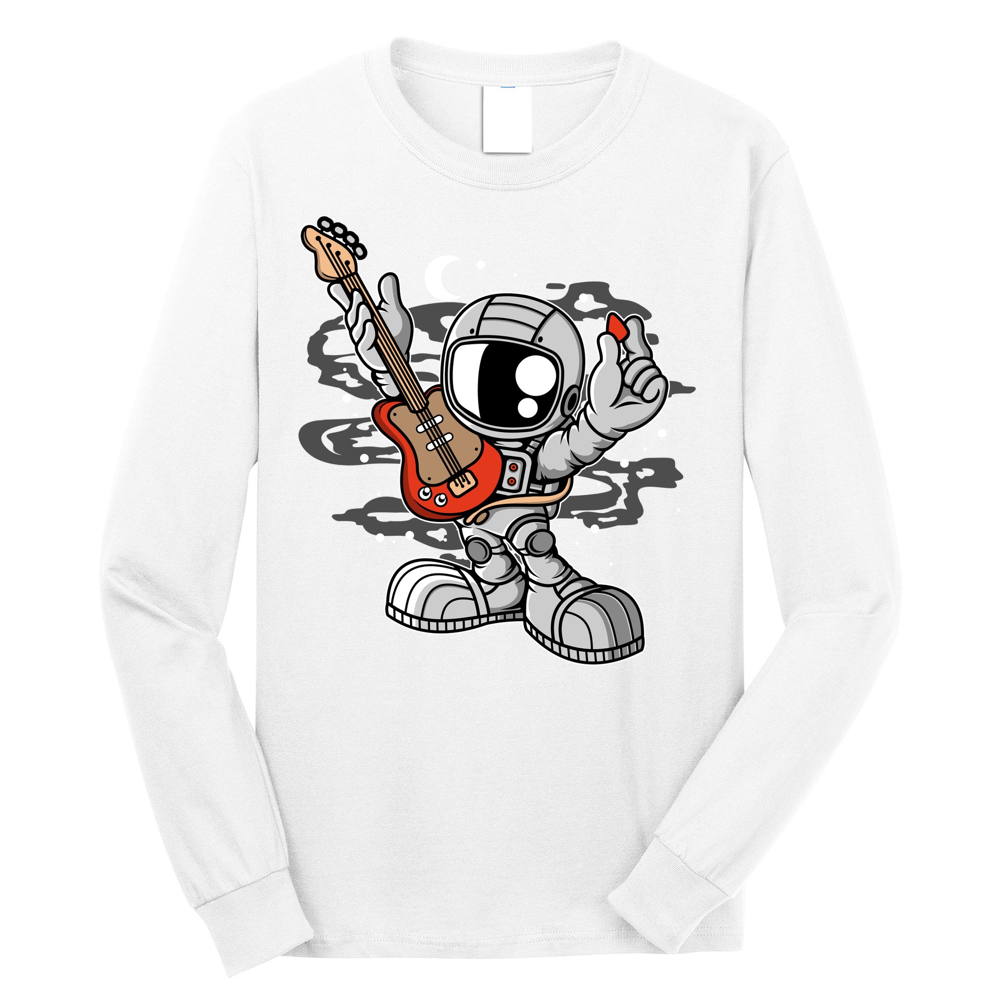 Astronaut Guitar Long Sleeve Shirt