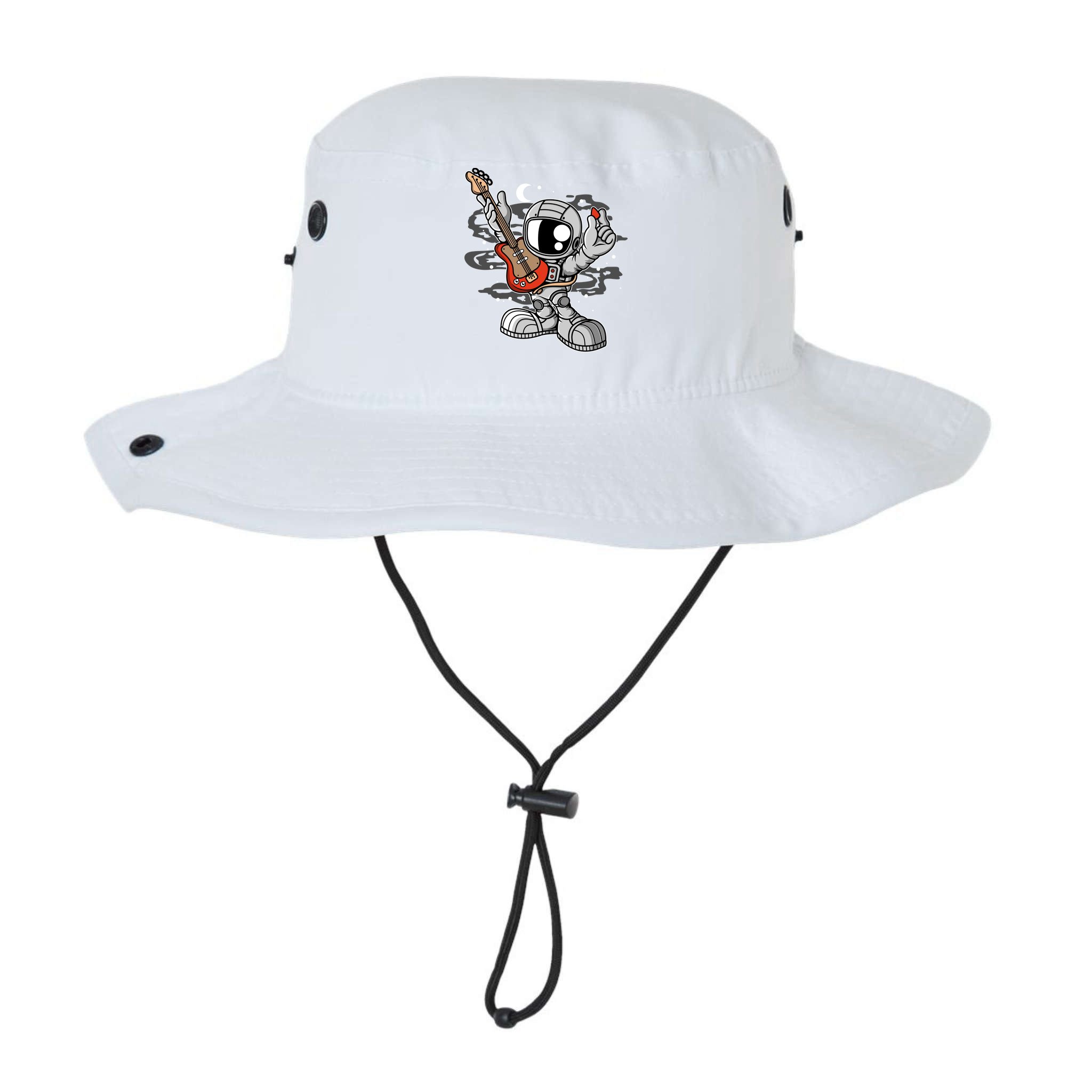 Astronaut Guitar Bucket Hat