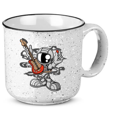 Astronaut Guitar 15oz Campfire Ceramic Mug
