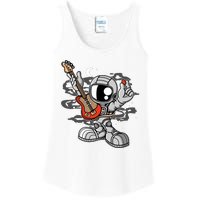 Astronaut Guitar Ladies Essential Tank