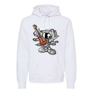 Astronaut Guitar Premium Hoodie